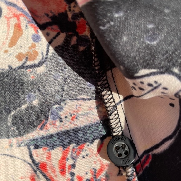 Just Cavalli Floral Button Up Shirt - Picture 10 of 14